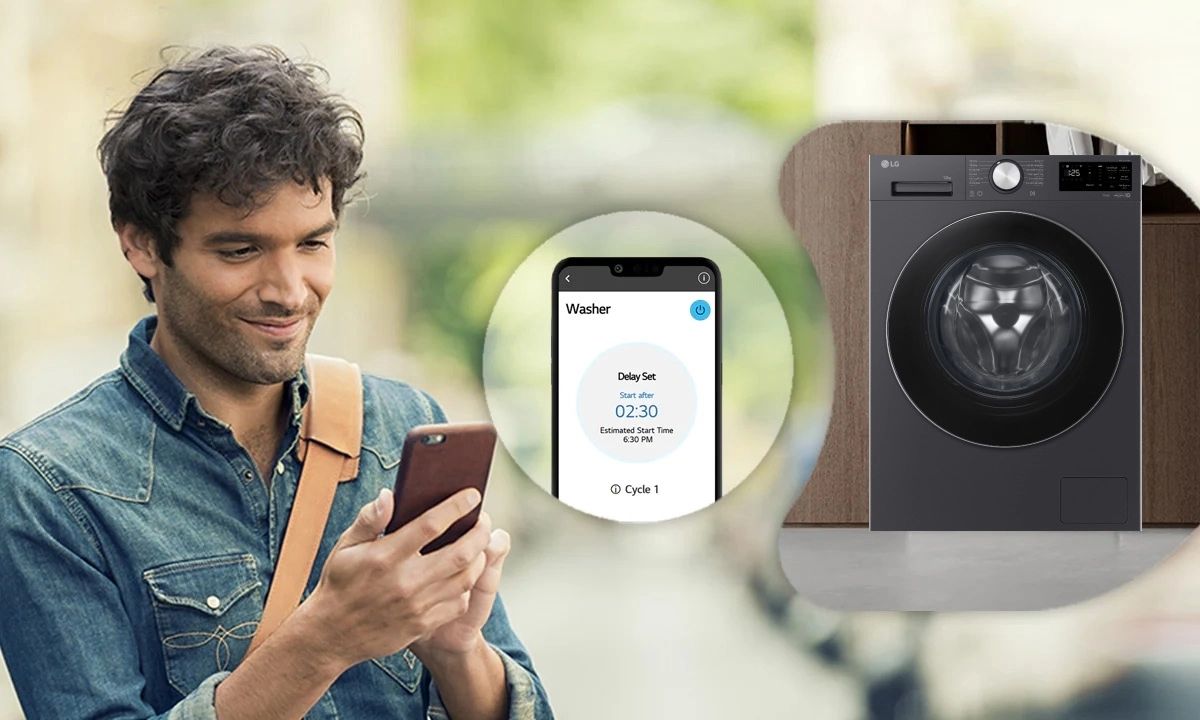 LG ThinQ™ có trên Máy giặt lồng ngang LG FX1410N5G