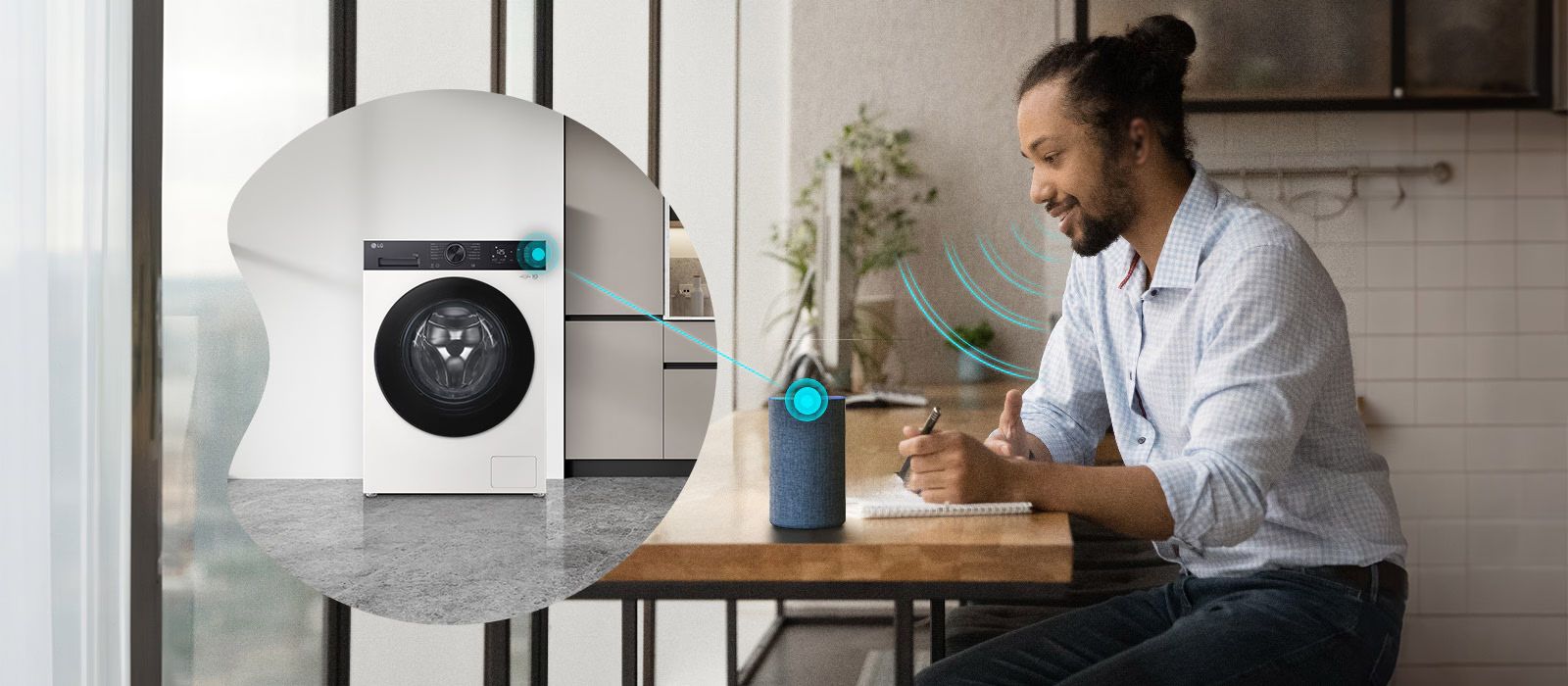 Trang bị thêm loa thông minh hoặc trợ lý AI để việc giặt giũ rảnh tay hơn