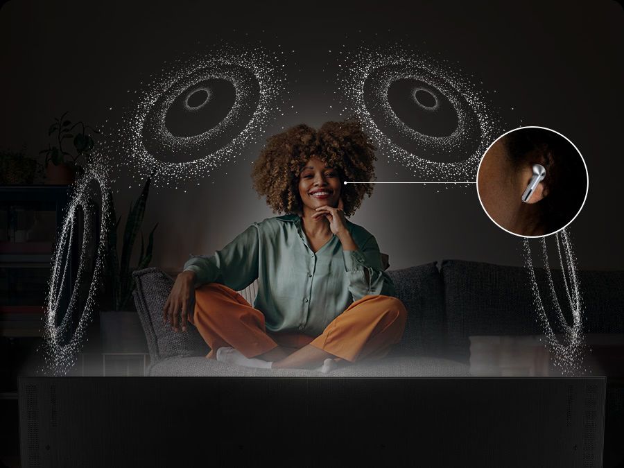 Kết nối Galaxy Buds với tivi bạn sẽ tận hưởng âm thanh 3D 360 độ cực kỳ hoàn hảo