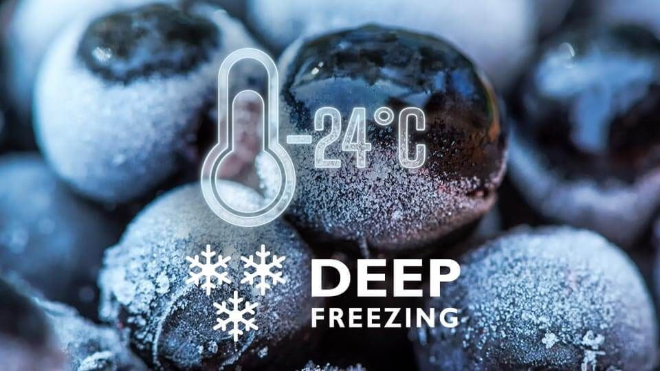 Deep Freezing là chế độ cấp đông sâu ở -24 độ C