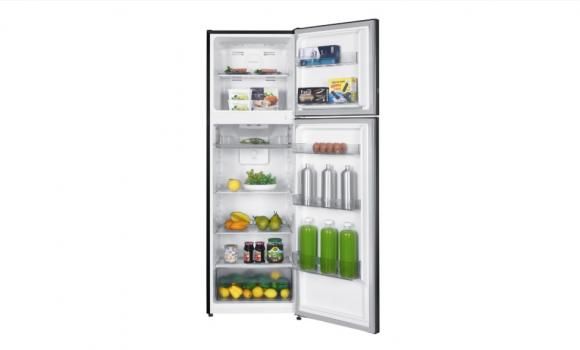 Phía trong của tủ với các khay chứa được sắp xếp hợp lý, khoa học 