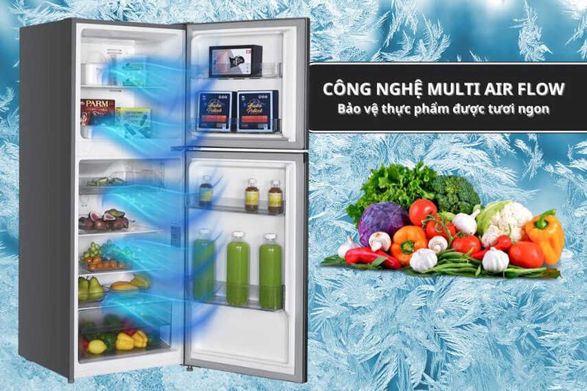 Sharp SJ-X270V-DG đã được trang bị công nghệ phân bổ khí lạnh đồng đều