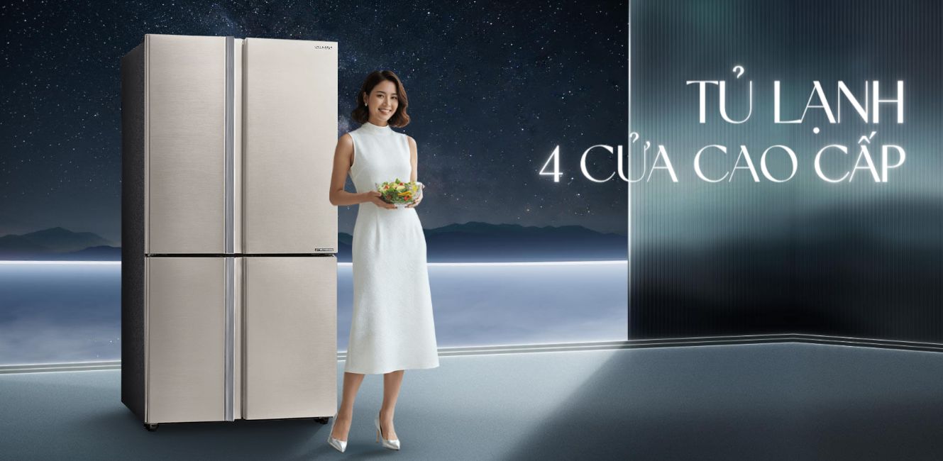 Sharp SJ-FX650V-SL sở hữu thiết kế đẳng cấp, hiện đại, màu sắc sang trọng mang đến thẩm mỹ cao