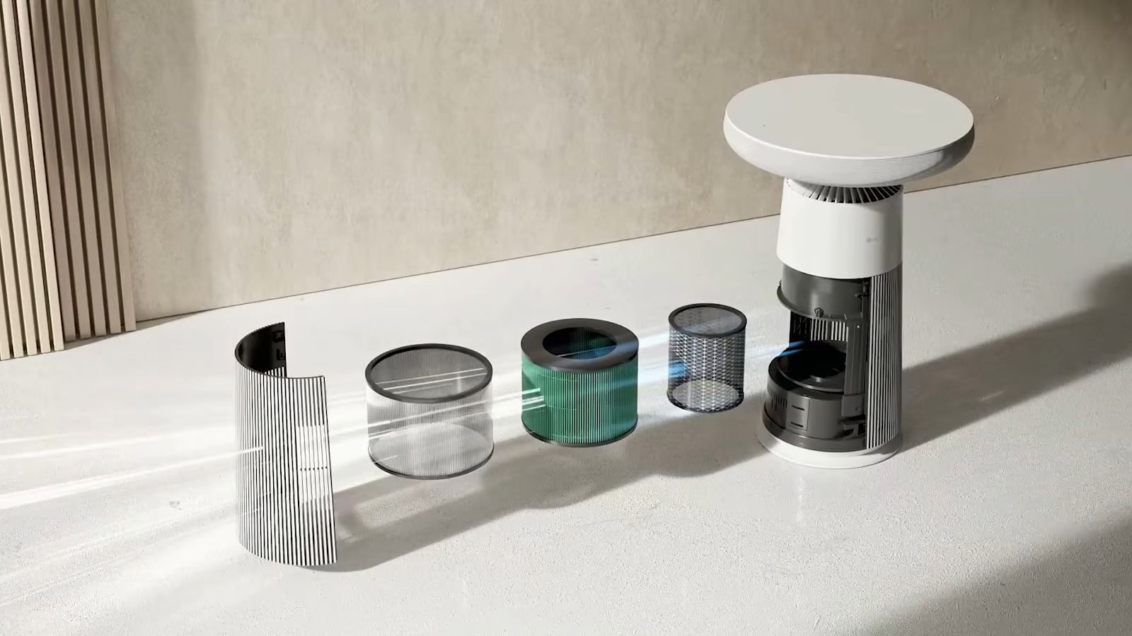 Màng lọc V Filter loại bỏ được đến 99,9% các hạt bụi nhỏ tới 0.01㎛