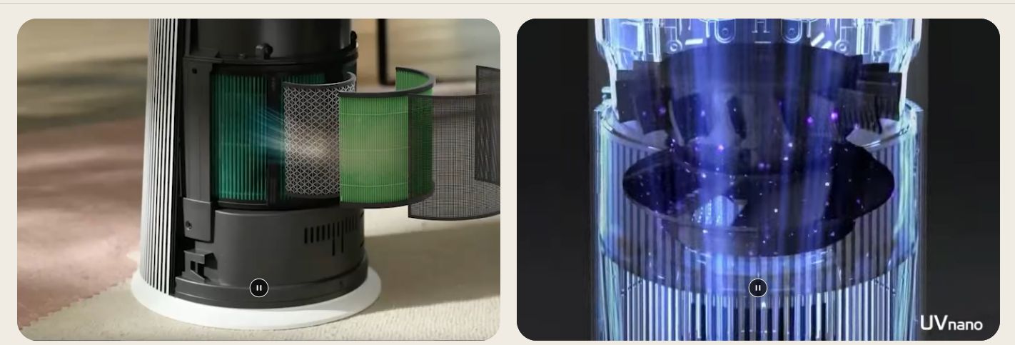 Công nghệ UVnano loại bỏ được 99,99% vi khuẩn