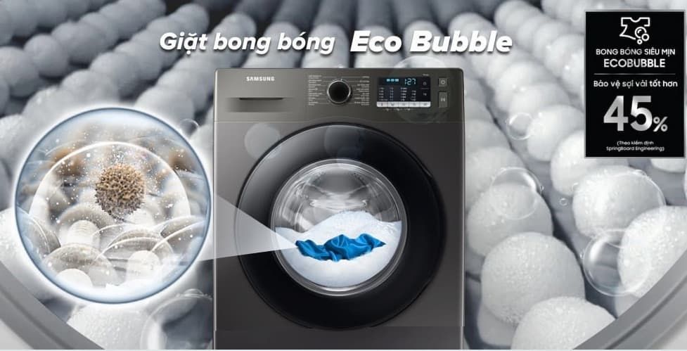 Đánh giá máy giặt Samsung - Công nghệ EcoBubble