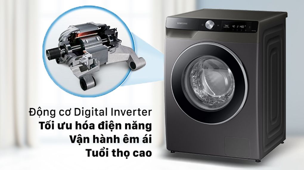 Đánh giá máy giặt Samsung - Động cơ Digital Inverter