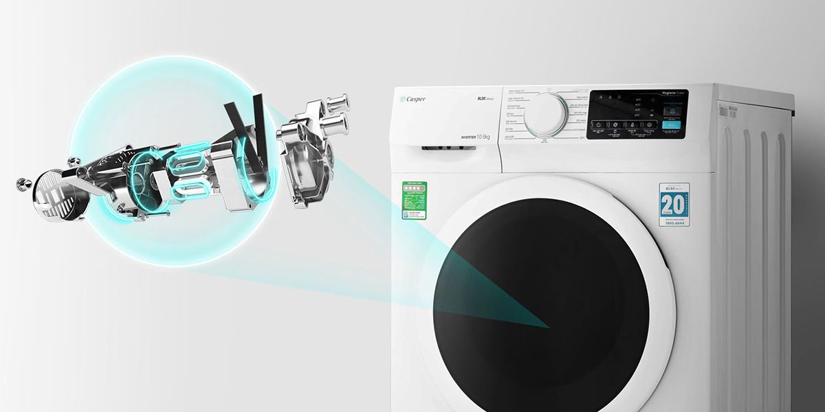 Động cơ Inverter vận hành êm ái, tiết kiệm điện 