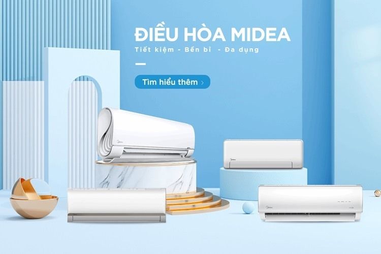 Midea nổi tiếng với khả năng làm lạnh mạnh và độ bền cao
